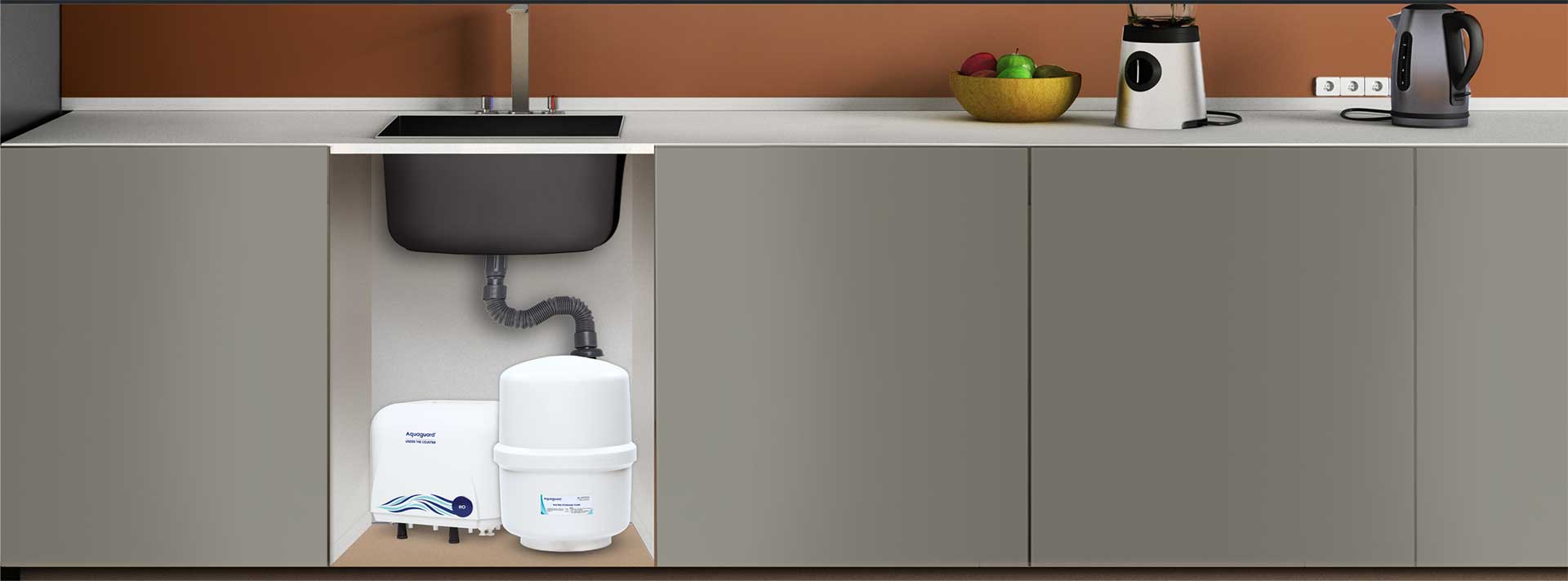 water purifier under kitchen sink